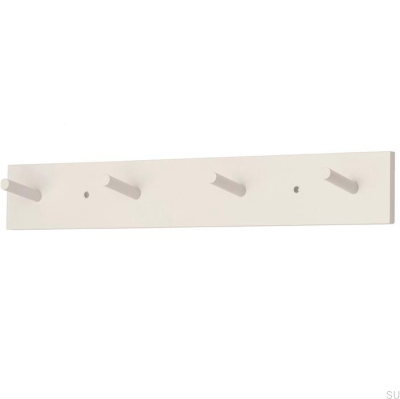Wieszak ścienny Siri Drewniany Biały