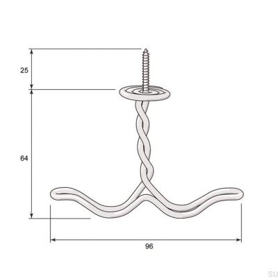 Wieszak Ankarkrok 8136 Nikiel Polerowany