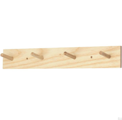Wieszak ścienny Siri Drewniany Jesion Nielakierowany 