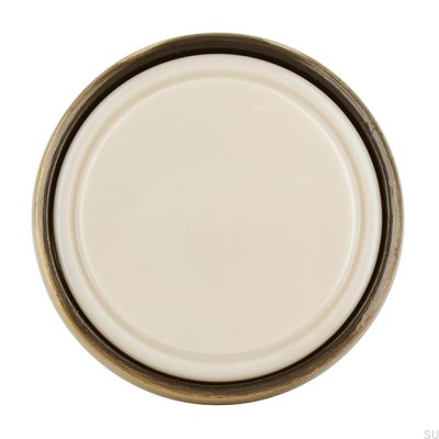 Gałka meblowa 1971 30 Antyczny Brąz z Beżowym