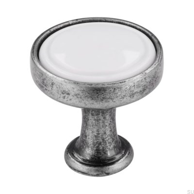 Gałka meblowa 1971 Antyczne Srebro