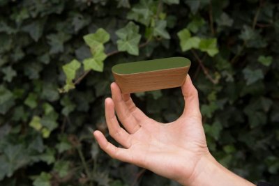 Uchwyt meblowy Solo Green 60 Emaliowany Zielony - Olej Bezbarwny Półmat