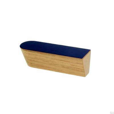 Uchwyt meblowy Twins Blue 60 Emaliowany Niebieski - Olej Bezbarwny Półmat