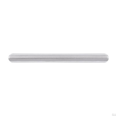 Uchwyt meblowy podłużny 1406 128 Stalowy Szczotkowany