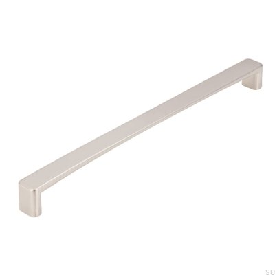 Uchwyt meblowy podłużny 1666 224 Srebrny Szczotkowany