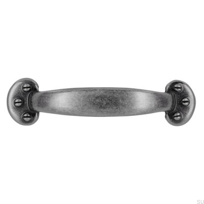 Uchwyt meblowy podłużny 1681 96 Antyczny Srebrny