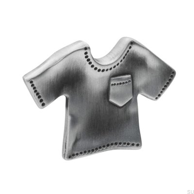 Gałka meblowa Koszulka 1887 Antyczna Srebrna