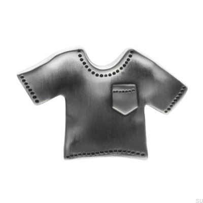 Gałka meblowa Koszulka 1887 Antyczna Srebrna