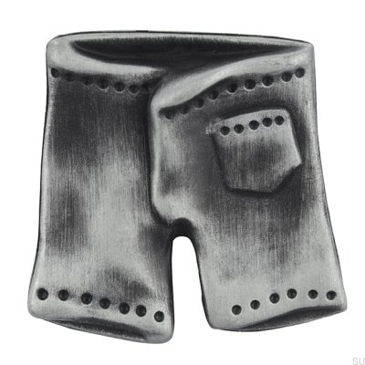 Gałka meblowa Spodnie 1888 Antyczna Srebrna