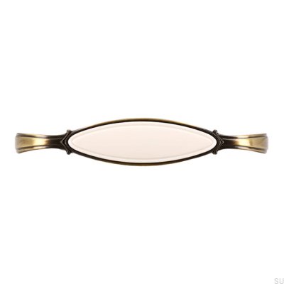 Uchwyt meblowy podłużny 1973 96 Antyczny Brąz z Beżowym