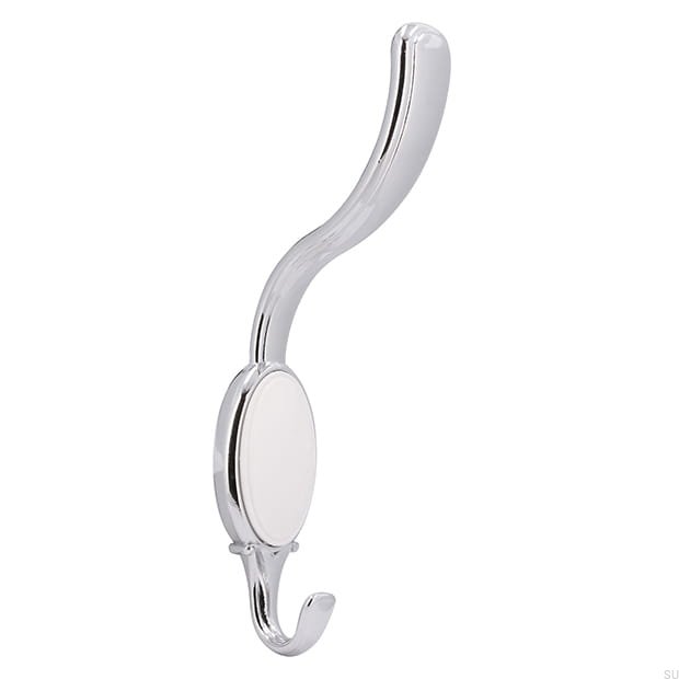 1980/ZN1A4--Wieszak-Ścienny-1980-Chrom-Polerowany-z-Białym-Siro-Skandynawskie-Uchwyty_3