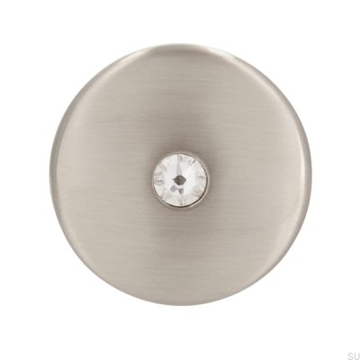 Gałka meblowa 2037 Srebrna Szczotkowana
