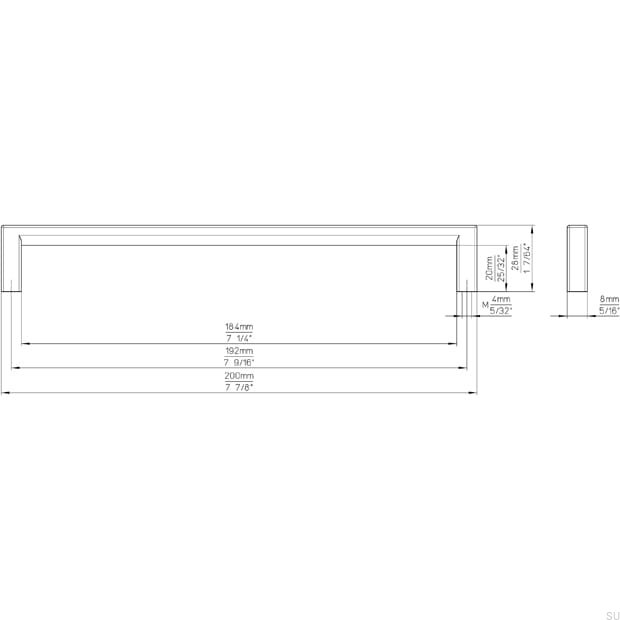 2108-200ZN21--Uchwyt-Meblowy-Podłużny-2108-192-Srebrny-Szczotkowany-Siro-Skandynawskie-Uchwyty_5