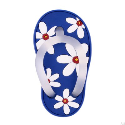 Gałka meblowa H210R Prawa Gumowa Niebieska