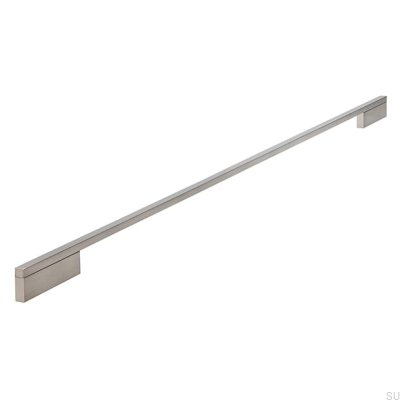 Uchwyt meblowy podłużny 2110 640/736 Aluminiowy Srebrny Szczotkowany