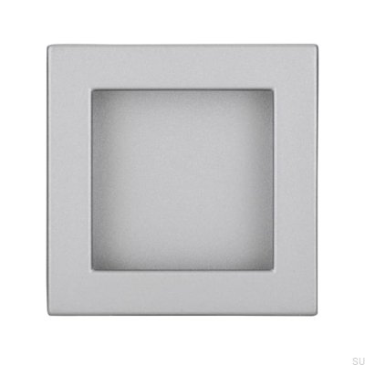 Uchwyt meblowy wpuszczany 2152 46 Aluminiowy Szczotkowany