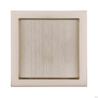 Uchwyt meblowy wpuszczany 2152 76 Srebrny Szczotkowany