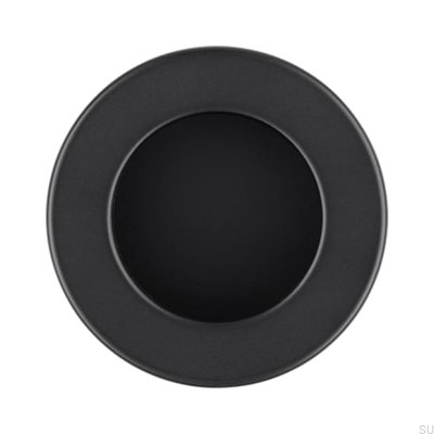 Uchwyt meblowy wpuszczany 2159 40 Metalowy Czarny Mat