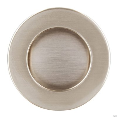 Uchwyt meblowy wpuszczany 2159 40 Srebrny Szczotkowany