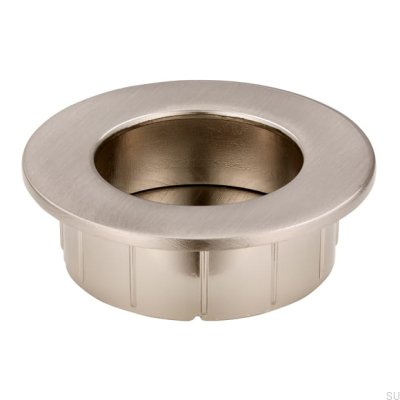 Uchwyt meblowy wpuszczany 2159 50 Srebrny Szczotkowany