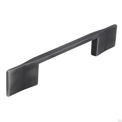 Uchwyt meblowy podłużny 2197 128 Antyczny Srebrny