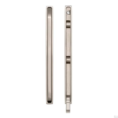 Wieszak meblowy wpuszczany 2227 64 Srebrny Szczotkowany