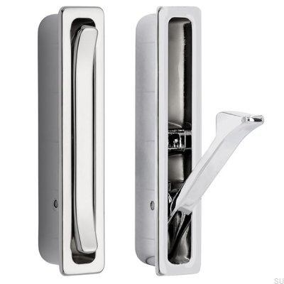 Uchwyt meblowy wpuszczany 2231 Chrom Polerowany