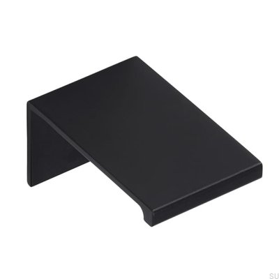 Uchwyt meblowy krawędziowy 2446 Aluminiowy Czarny Mat