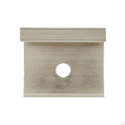 Uchwyt meblowy podłużny 2446 Aluminiowy Srebrny Szczotkowany