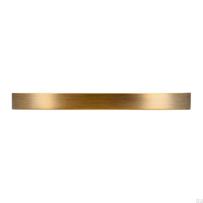 Uchwyt meblowy podłużny 2502 128 Antyczny Złoty Szczotkowany