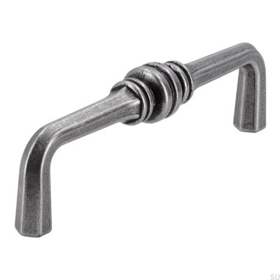 Uchwyt meblowy podłużny 563 96 Antyczny Srebrny