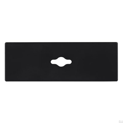 Podkładka pod gałkę 2511 Metalowa Czarna Matowa