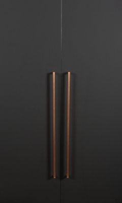 Uchwyt meblowy podłużny U 0056 492 Miedziany szczotkowany