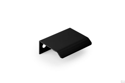 Uchwyt meblowy krawędziowy Curve 32 Aluminiowy Czarny