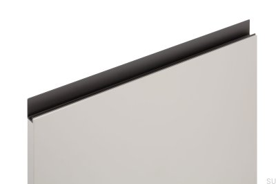 Uchwyt meblowy krawędziowy Jey 597 Aluminiowy Czarny