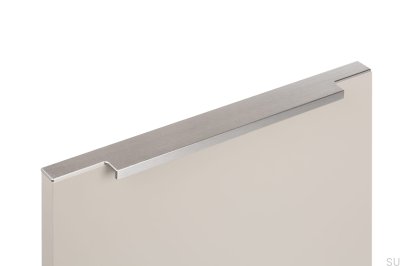 Uchwyt meblowy krawędziowy Linear 347-1 Aluminiowy Srebrny
