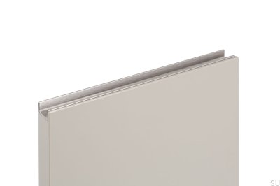 Uchwyt meblowy krawędziowy Jey2 247 Aluminiowy Srebrny