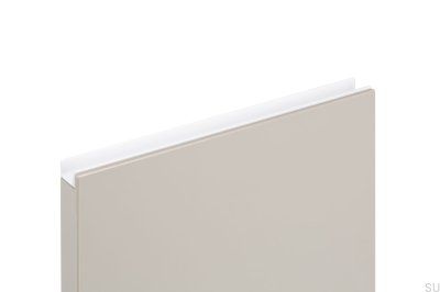 Uchwyt meblowy krawędziowy Jey2 247 Aluminiowy Biały Mat