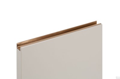 Uchwyt meblowy krawędziowy Jey2 197 Aluminiowy Złoty Cava