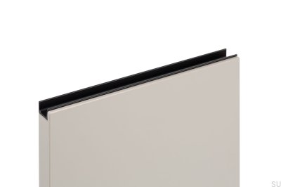 Uchwyt meblowy krawędziowy Jey2 147 Aluminiowy czarny