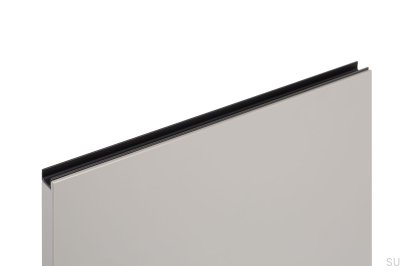 Uchwyt meblowy krawędziowy Jey2 297 Aluminiowy Czarny Mat