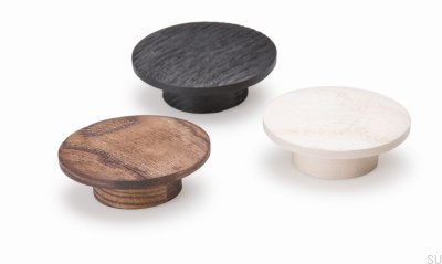 Gałka meblowa Echo Drewniana Brązowa