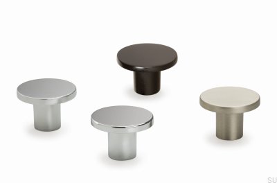 Gałka meblowa Como Srebrna Chrom polerowany