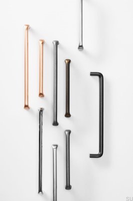 Uchwyt meblowy podłużny Redo 128 Cyna