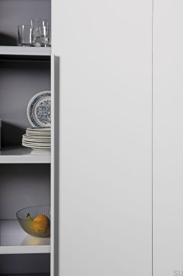 Uchwyt meblowy krawędziowy Ona 1056 Aluminiowy Biały