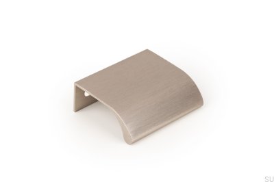 Uchwyt meblowy krawędziowy Ona 32 Aluminiowy Srebrny Anodowany