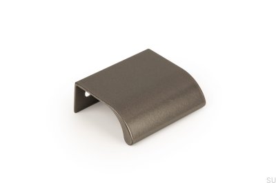 Uchwyt meblowy krawędziowy Ona 32 Metaliczny Srebrny