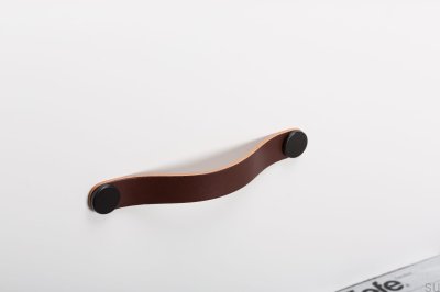 Uchwyt meblowy Flexa 160 Skórzany Brązowy z Czarnym