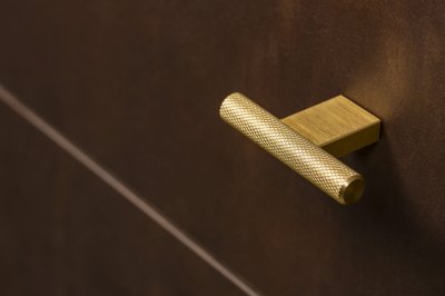 Gałka meblowa T-Bar Graf Mini Złota Ciemna