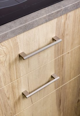 Uchwyt meblowy podłużny Graf Mini 160 Srebrny